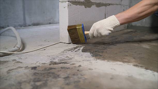 SJ Waterproofing Pros Waterproofing coverage map for Houston, PA and surrounding area